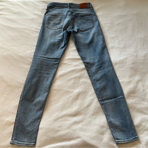 Levi's 721 Ripped High Rise Skinny Jeans W26 L30 - Picture 7 of 16